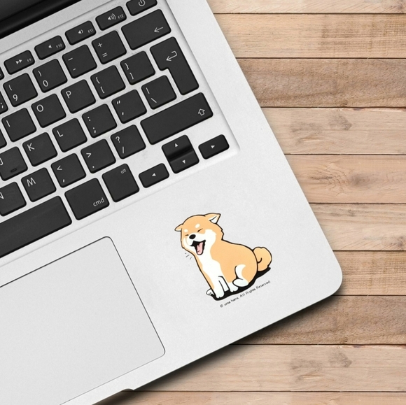 Waterproof Shiba Puppy Sticker Decal Die Cut - Picture 3 of 7